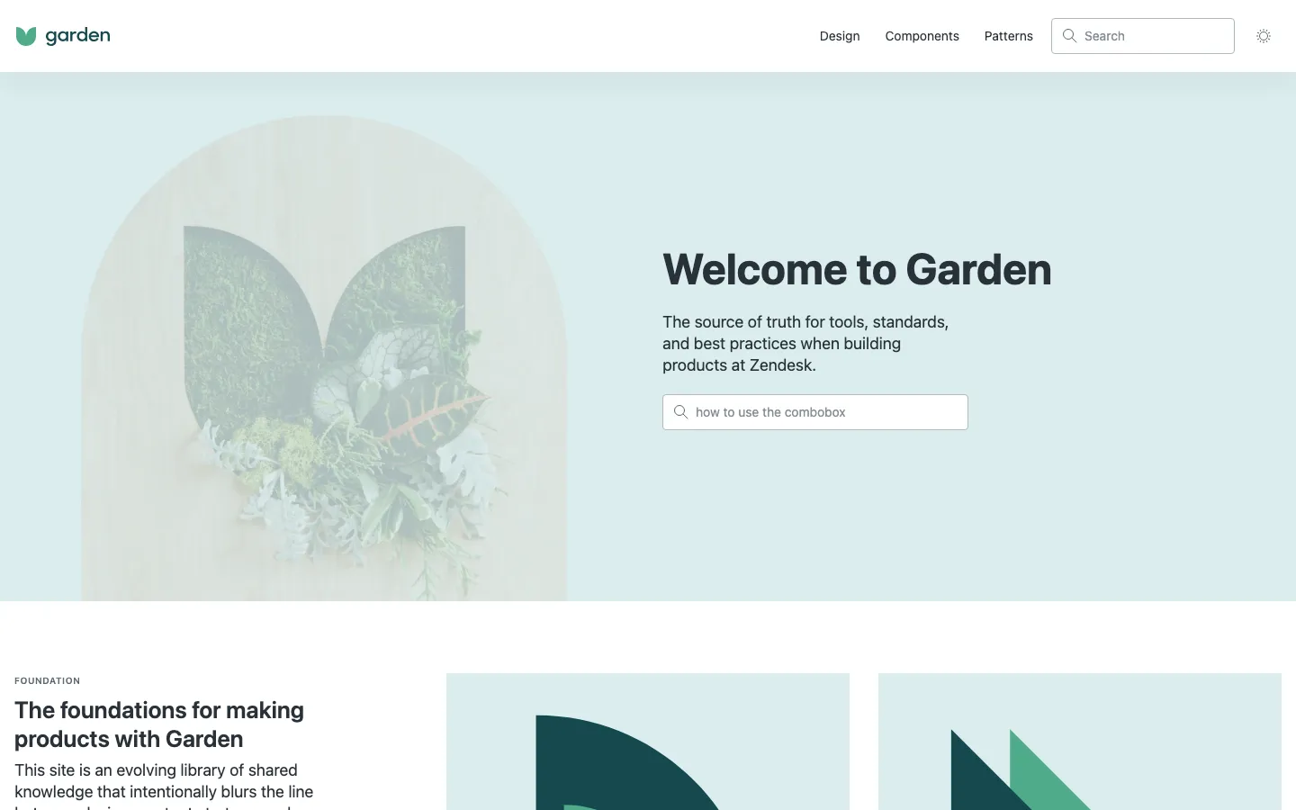 Screenshot reference for Zendesk Garden