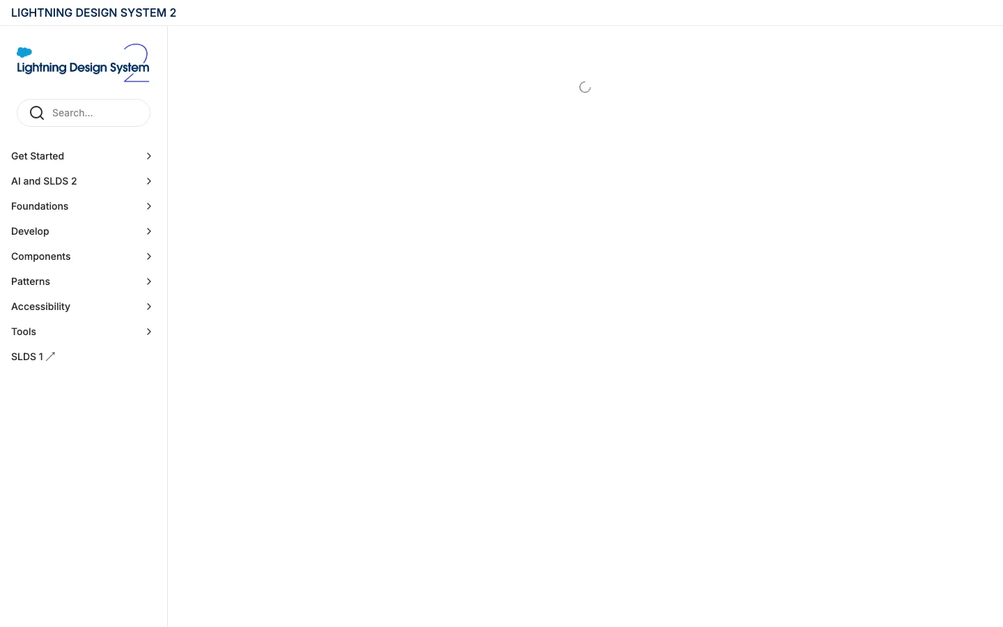 Screenshot reference for Lightning Design System