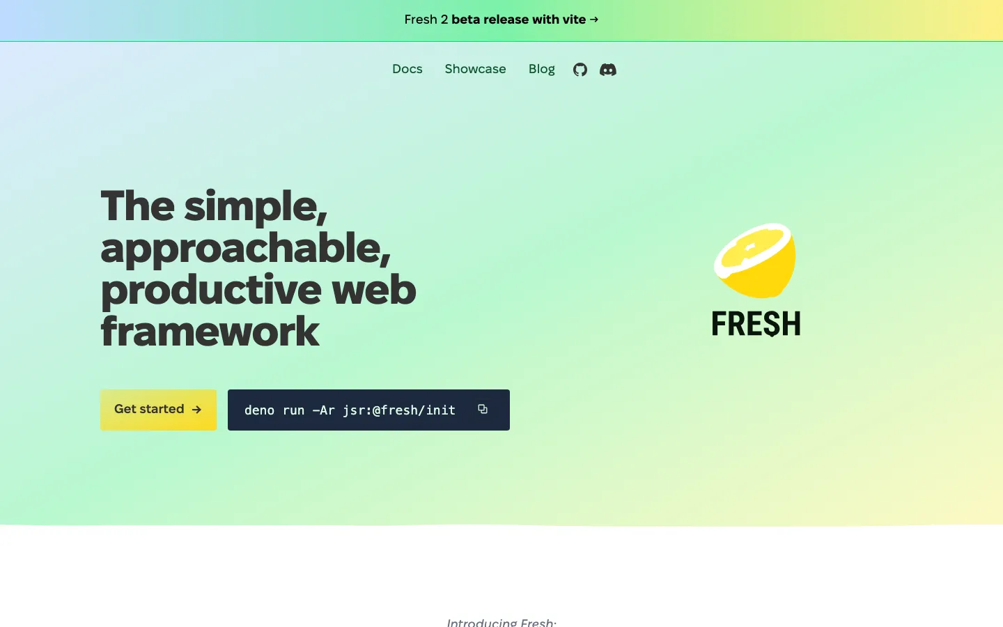 Screenshot reference for Deno Fresh