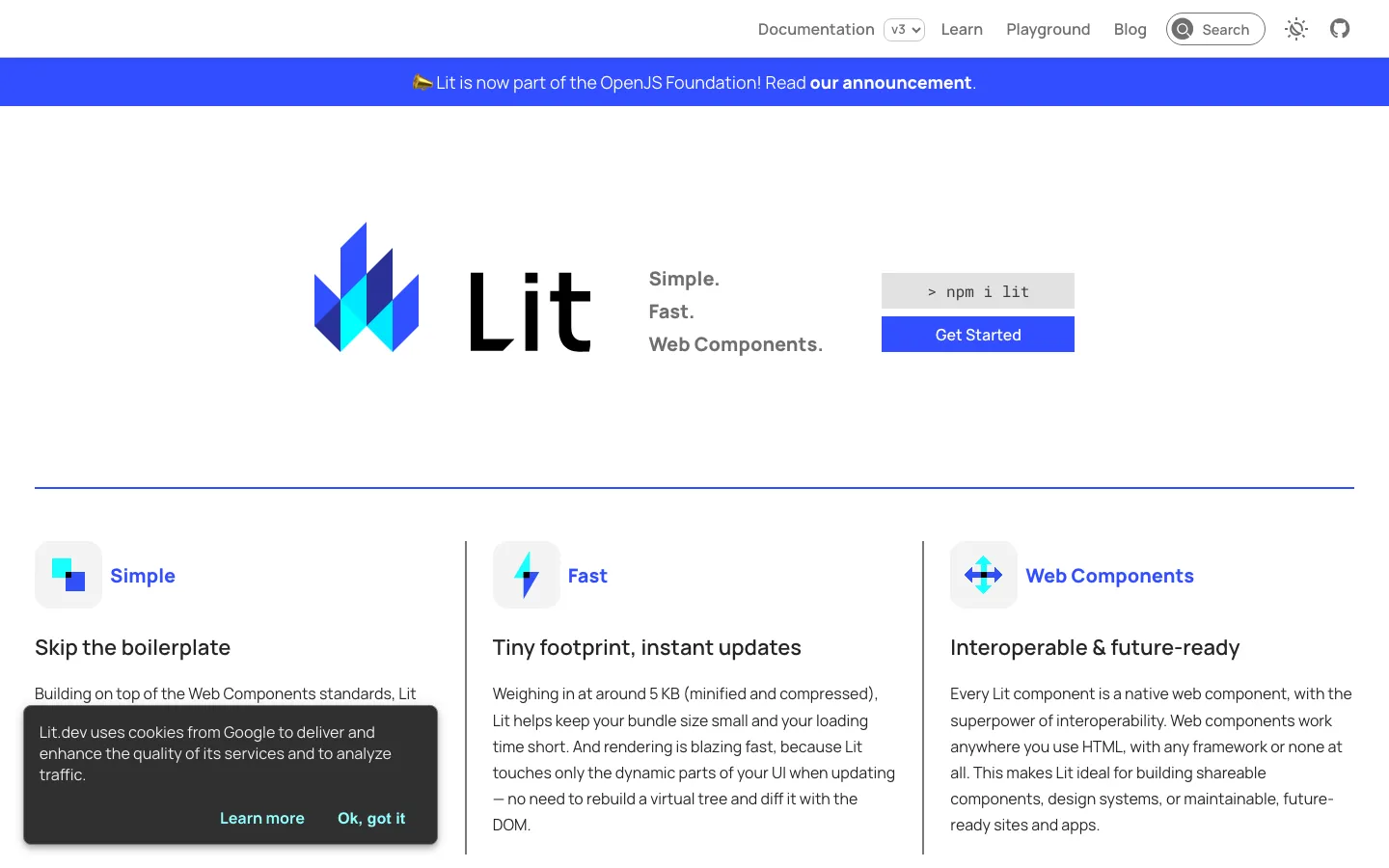 Screenshot reference for Lit