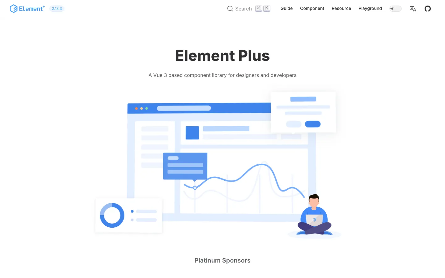 Screenshot reference for Element Plus