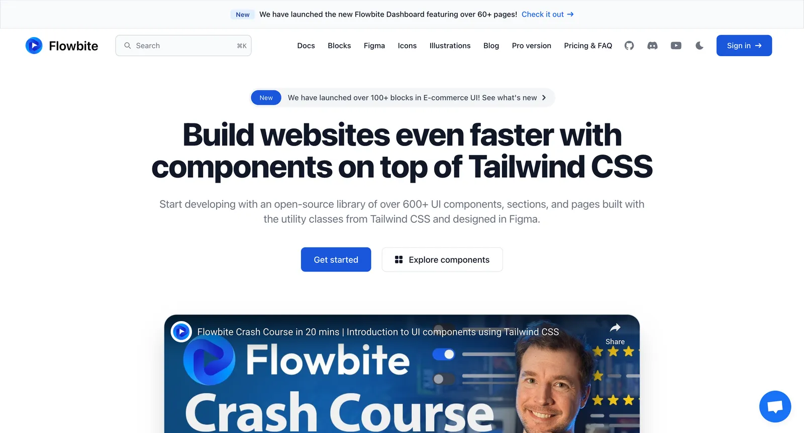 Screenshot reference for Flowbite