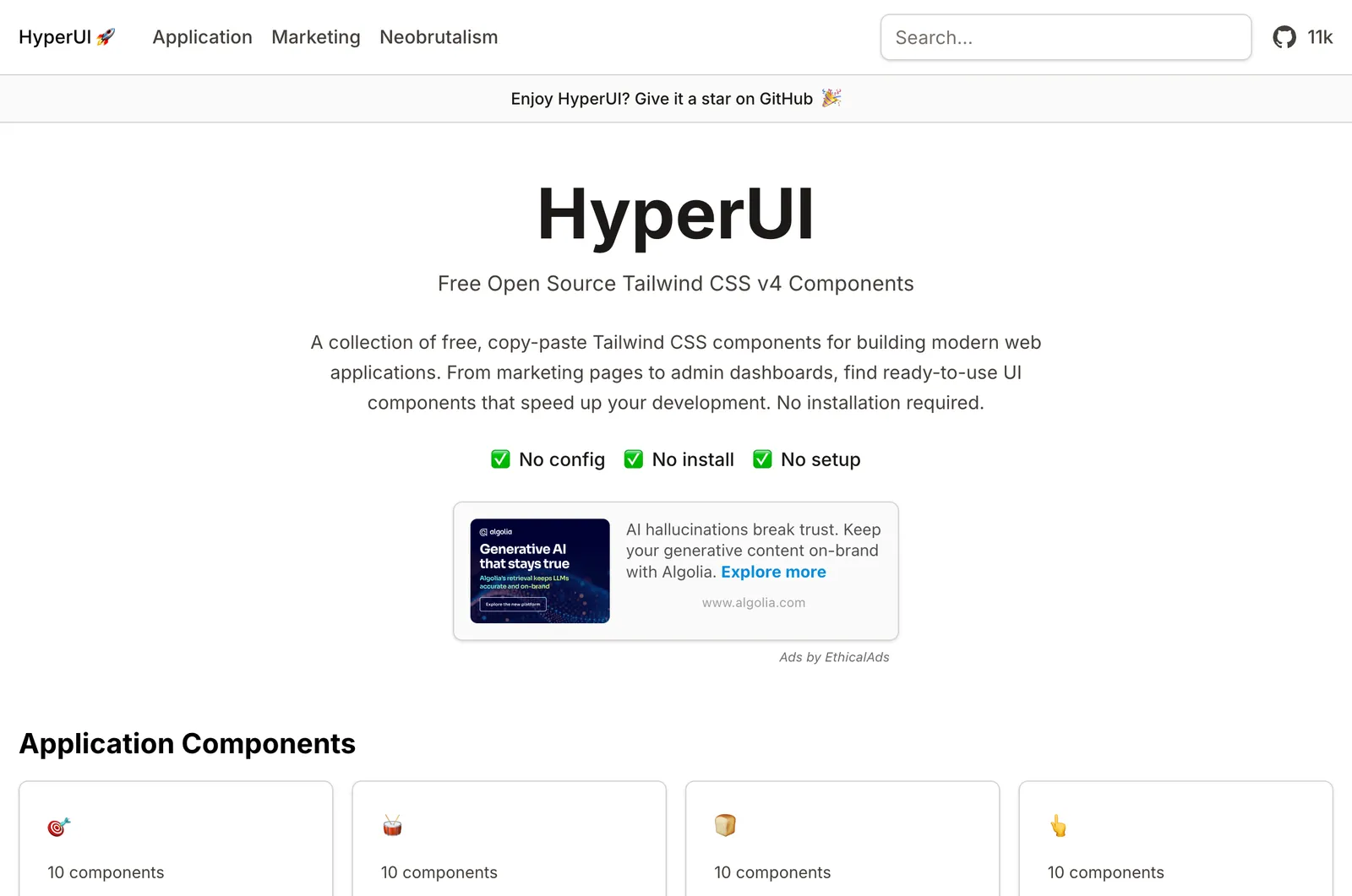 Screenshot reference for HyperUI
