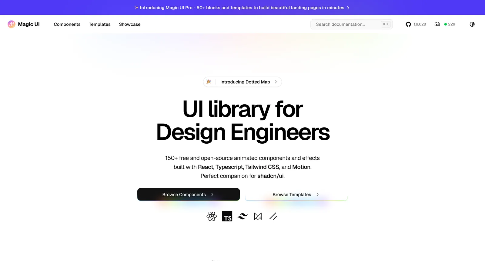 Screenshot reference for Magic UI