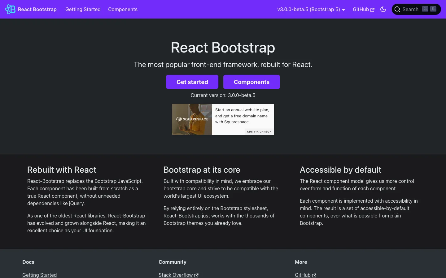 Screenshot reference for React Bootstrap