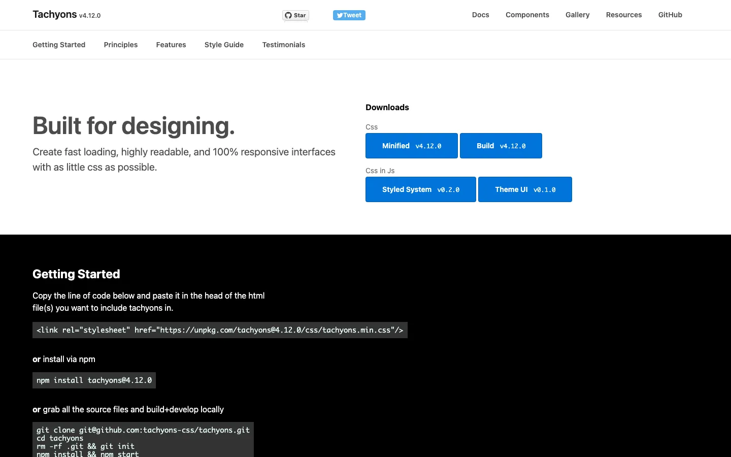 Screenshot reference for Tachyons