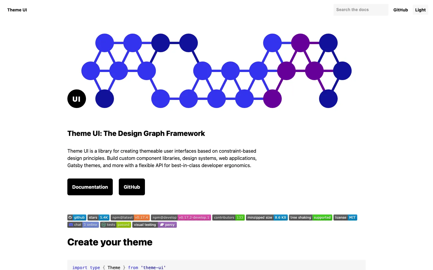Screenshot reference for Theme UI