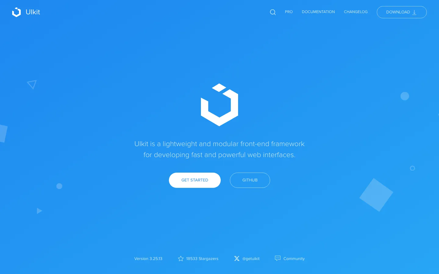 Screenshot reference for UIkit