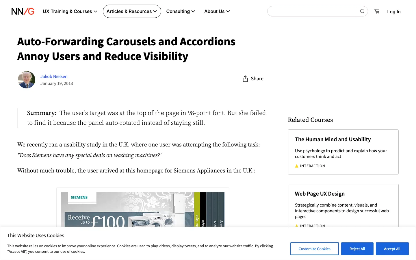 Screenshot reference for Carousel Content Pattern