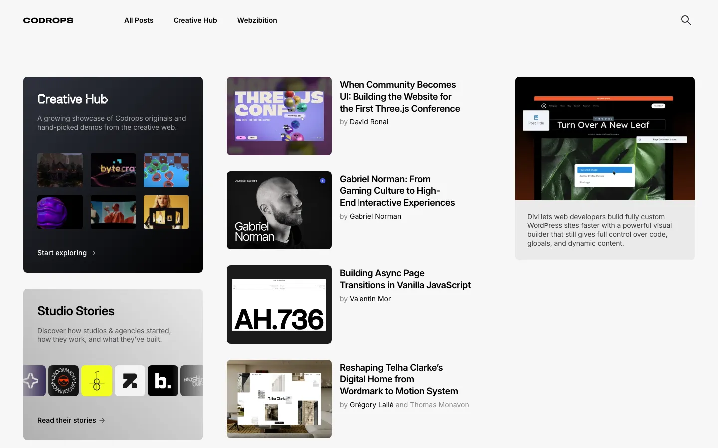 Screenshot reference for Codrops