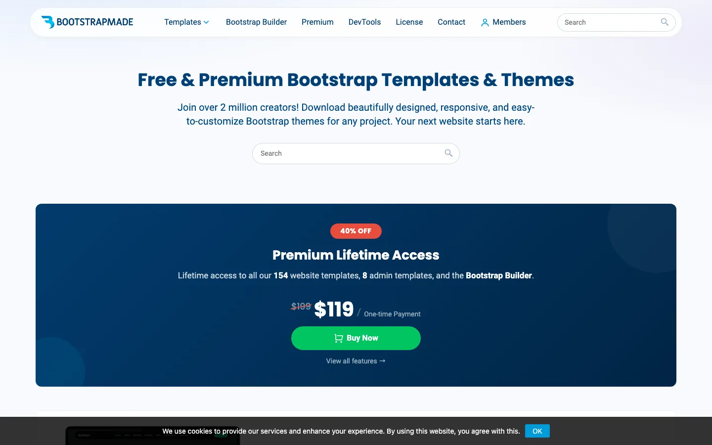 Screenshot reference for BootstrapMade