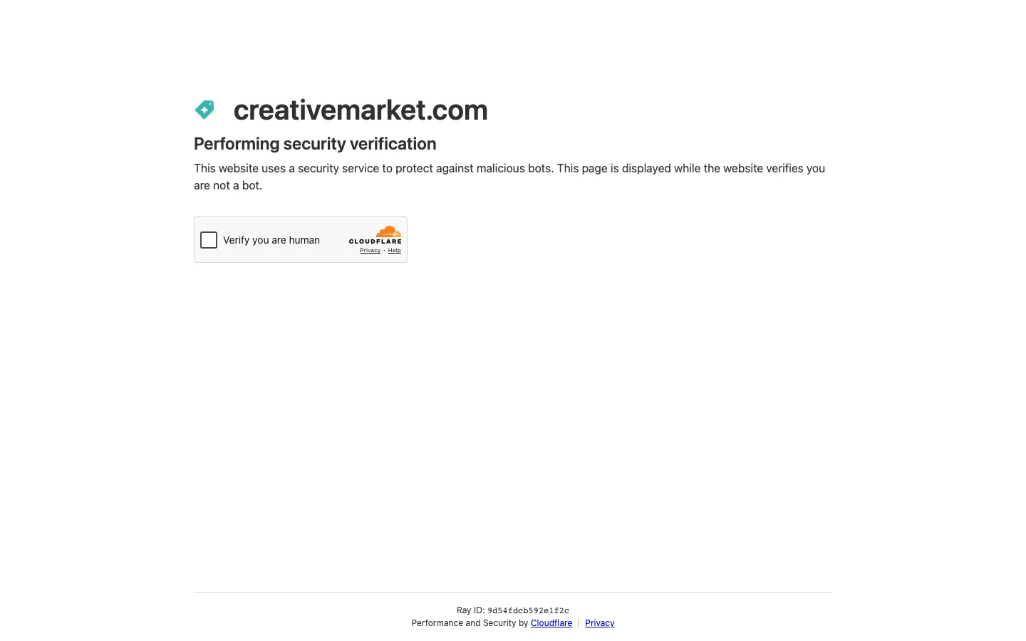 Screenshot reference for Creative Market Website Templates