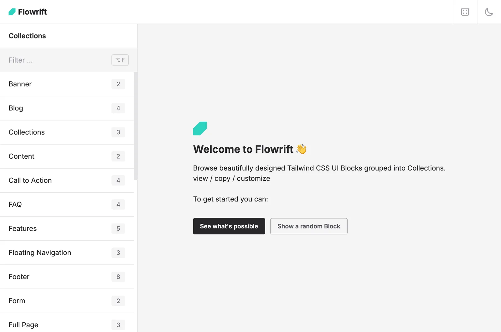 Screenshot reference for Flowrift