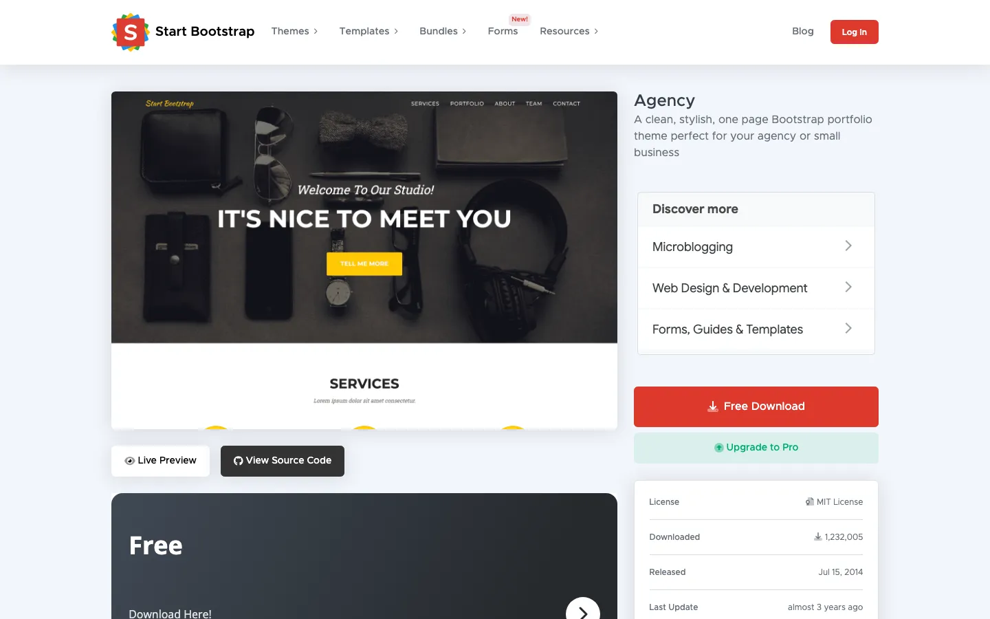 Screenshot reference for Start Bootstrap Agency