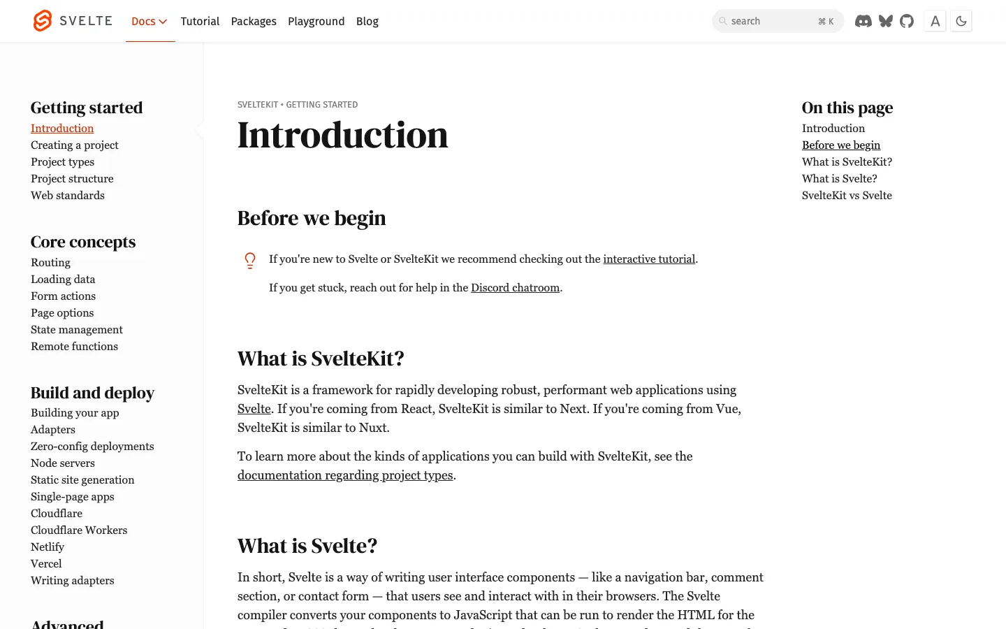 Screenshot reference for SvelteKit Blog Starter