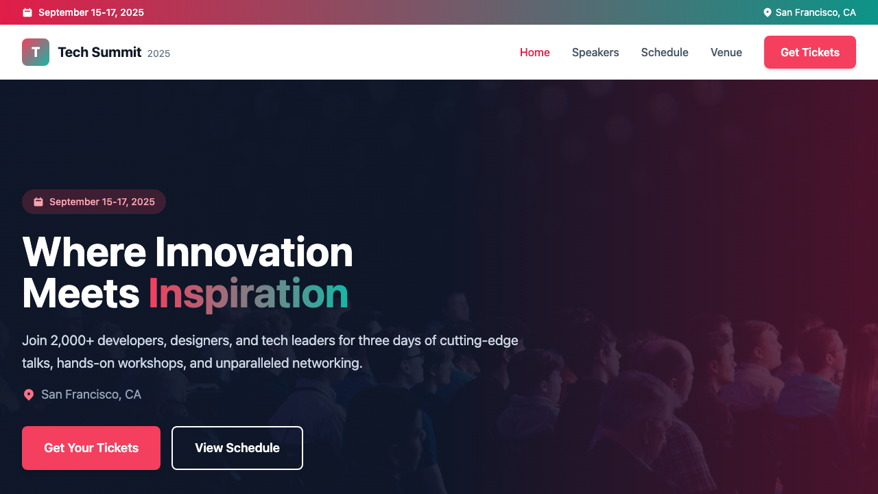 Event Conference