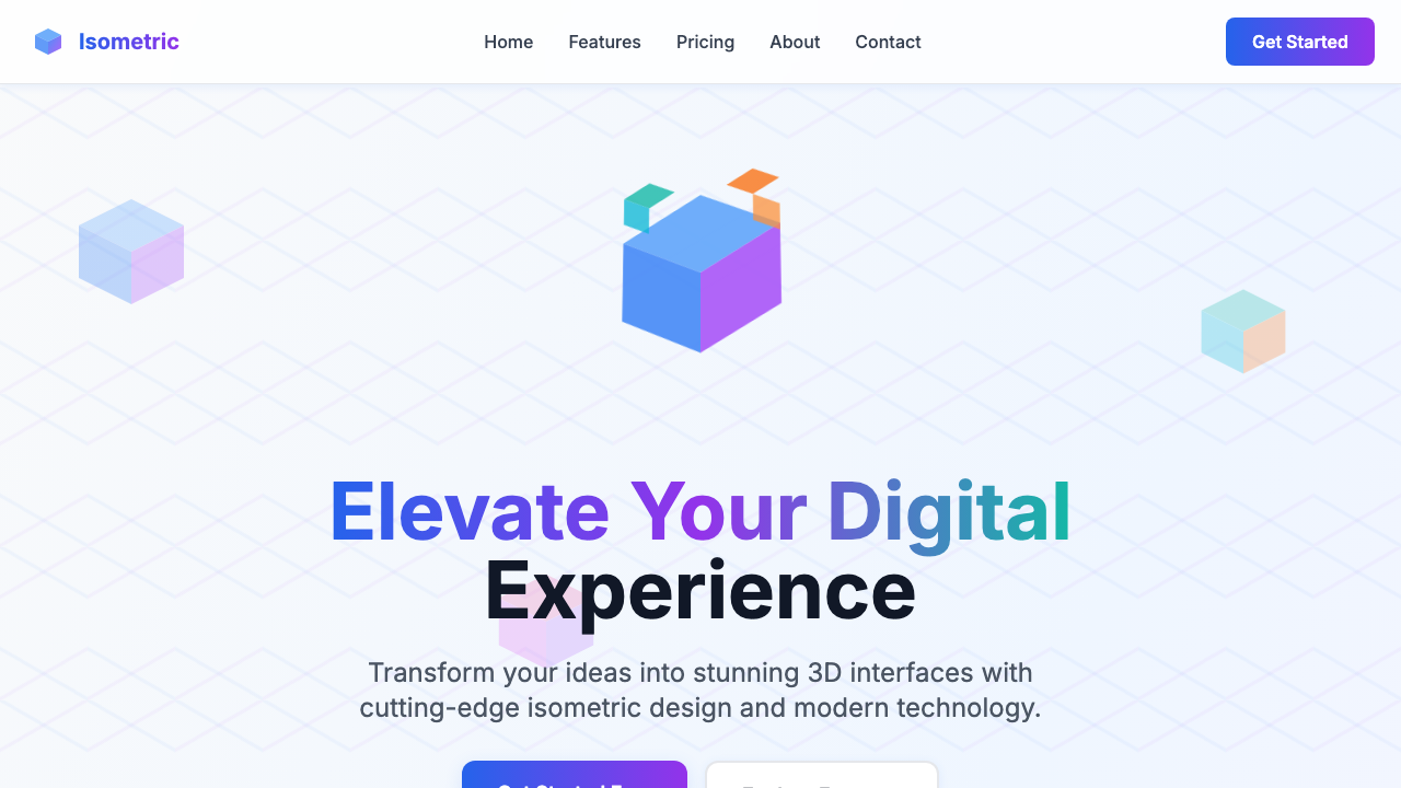 Isometric 3D